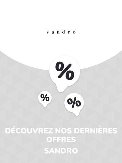 Promos de Marques de luxe | Offres Sandro sur Sandro | 15/04/2024 - 15/04/2025
