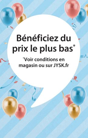 Promos de Meubles et Décoration à Hazebrouck | Offres exceptionnelles sur JYSK | 16/04/2024 - 20/05/2024