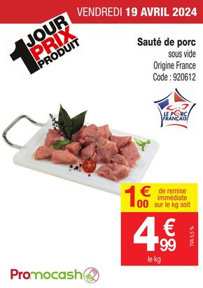 Catalogue Promocash à Bourgoin-Jallieu | 1 jour produit | 19/04/2024 - 19/04/2024