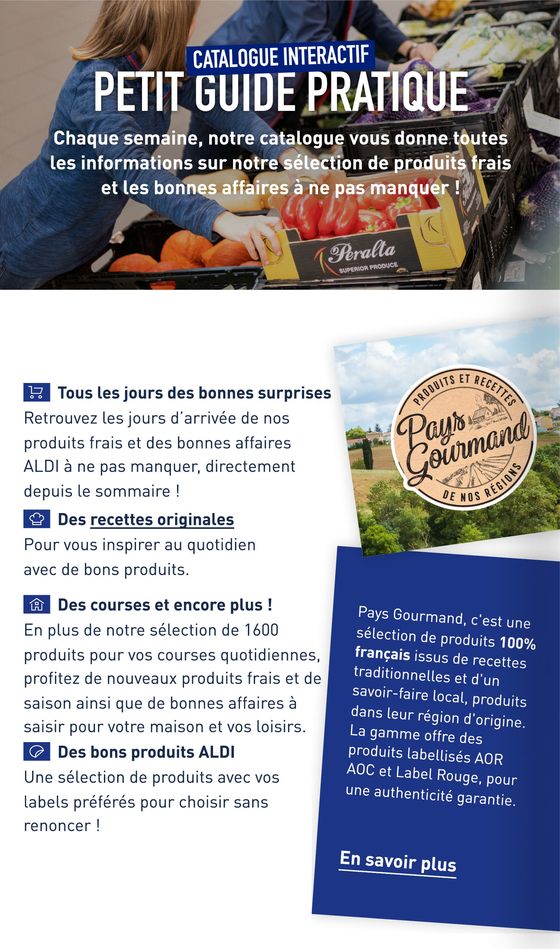 Catalogue Aldi à Tourcoing | Le bon gout du 100% local | 23/04/2024 - 29/04/2024