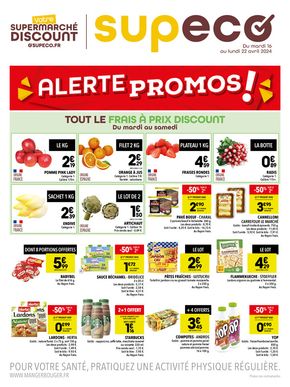 Promos de Discount Alimentaire à Septèmes-les-Vallons | Alerte promos ! sur Supeco | 16/04/2024 - 22/04/2024