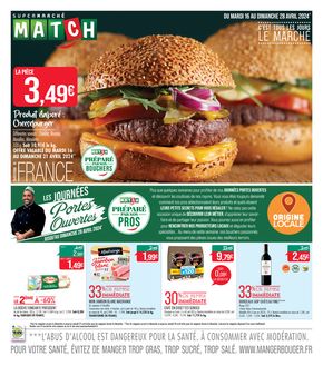 Catalogue Supermarché Match à Douai | Les journées Portes Ouvertes | 16/04/2024 - 29/04/2024