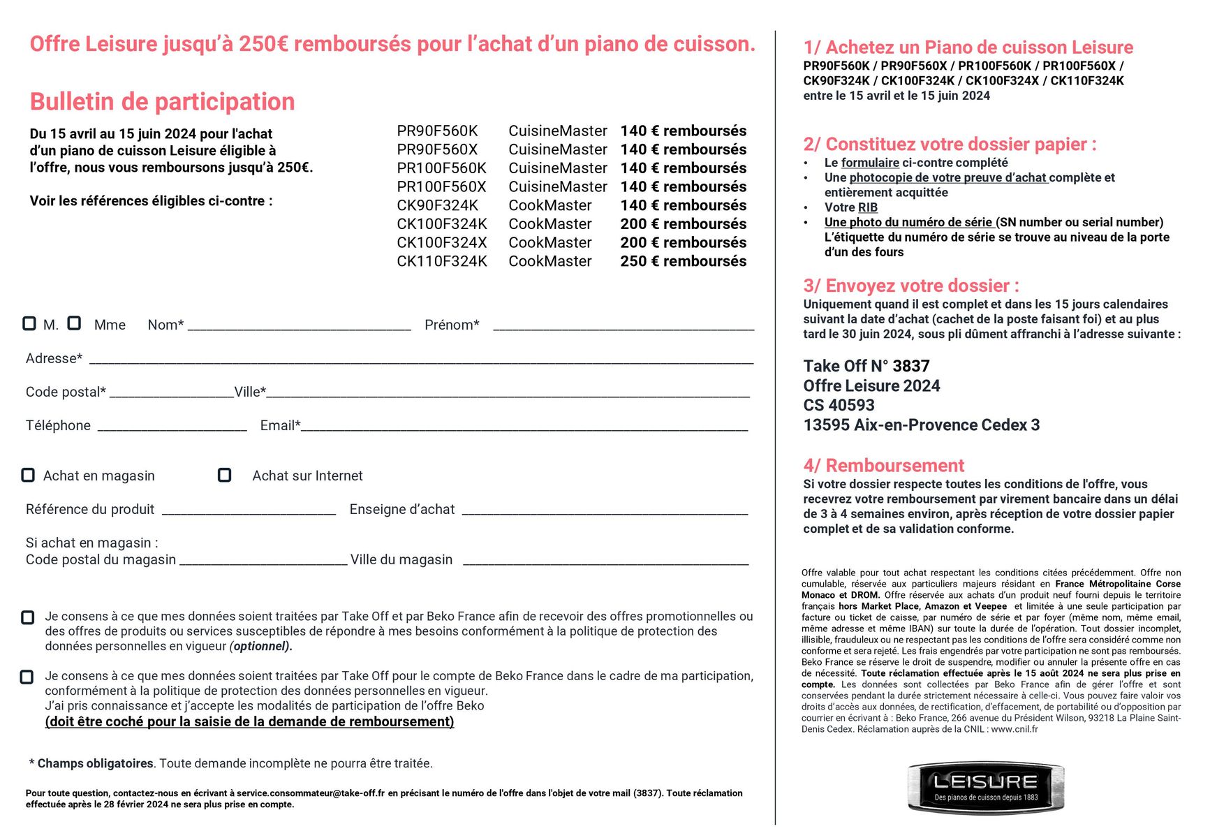 Catalogue  OFFRE SAUTER: JUSQU'À 200€ REMBOURSÉS !, page 00002