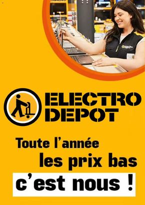 Promos de Multimédia et Electroménager à Sarcelles | Toute l'année les prix bas c'est nous ! sur Electro Dépôt | 16/04/2024 - 07/05/2024