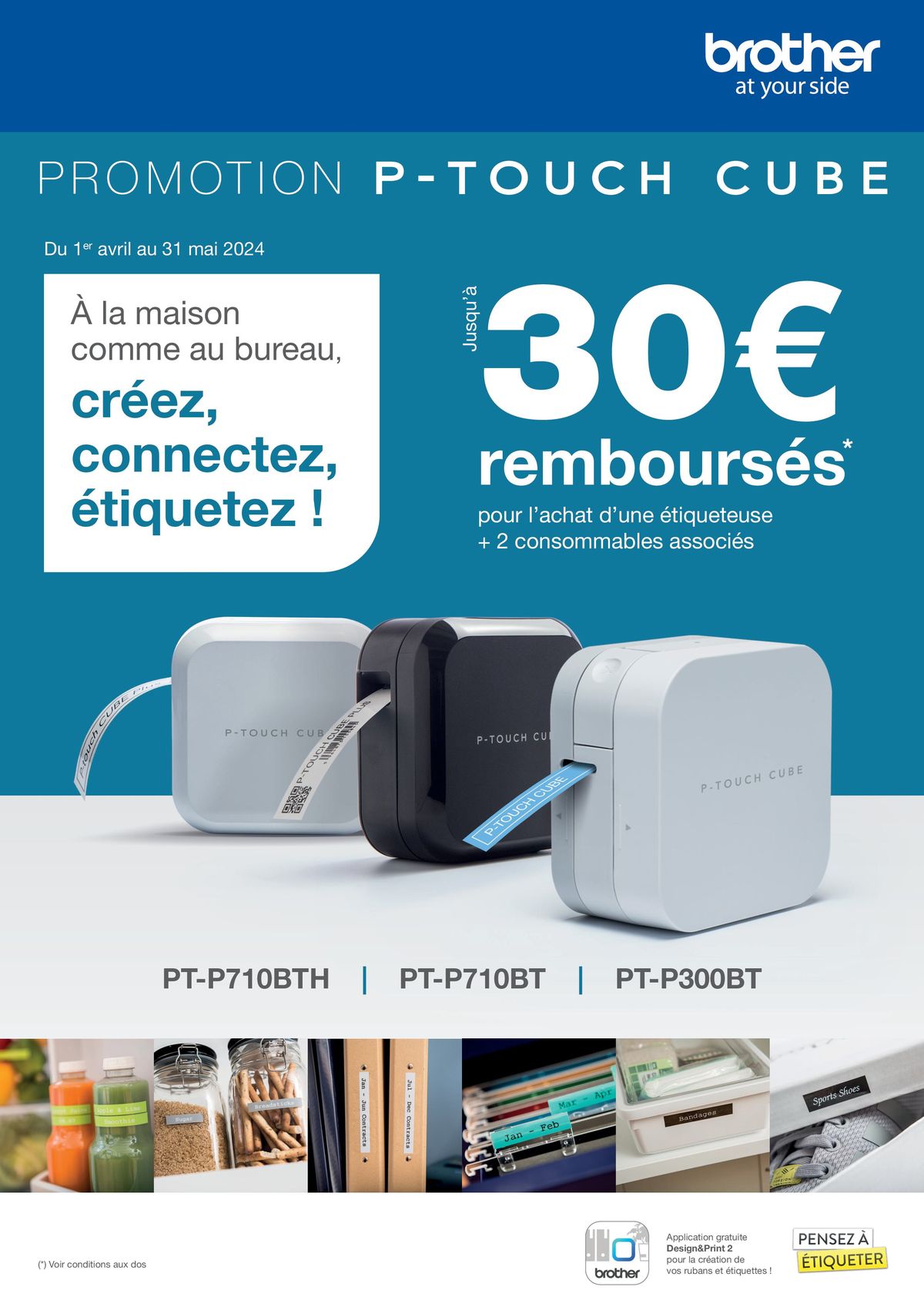 Catalogue JUSQU'À 30€ REMBOURSÉS AVEC BROTHER, page 00001