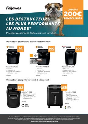 Catalogue LDLC à Rennes | JUSQU'À 200€ REMBOURSÉS AVEC FELLOWES | 16/04/2024 - 30/06/2024