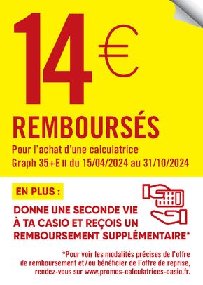 Catalogue LDLC à Hénin-Beaumont | 14€ REMBOURSÉS AVEC CASIO | 16/04/2024 - 31/10/2024