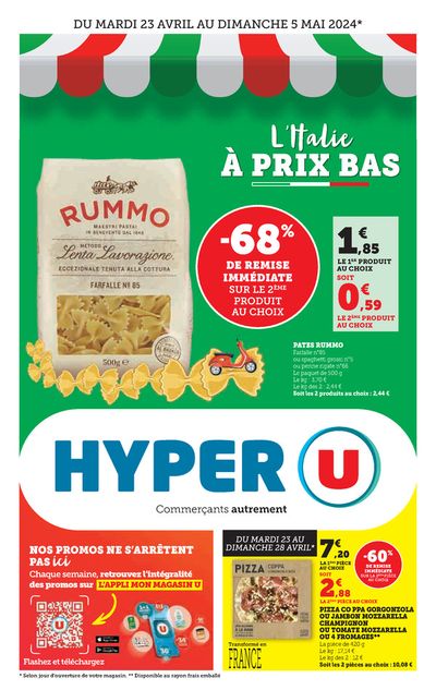 Catalogue Hyper U à Clermont-l'Hérault | Hyper U | 22/04/2024 - 05/05/2024
