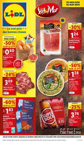 Catalogue Lidl à Suresnes | Profitez des saveurs ensoleillées de la gamme Sol & Mar chez Lidl | 24/04/2024 - 30/04/2024