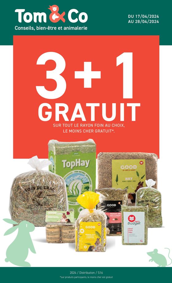 Catalogue Tom&Co à Amiens | 3 + 1 gratuit | 17/04/2024 - 28/04/2024
