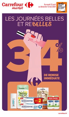 Catalogue Carrefour Contact à Marseille | Les journées belles et rebelles | 23/04/2024 - 05/05/2024