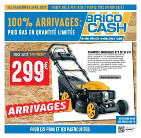 Promos de Bricolage à Gruchet-le-Valasse | Les arrivages Brico Cash  sur Brico Cash | 26/04/2024 - 09/05/2024