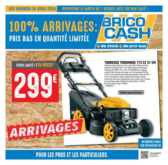 Les arrivages Brico Cash 