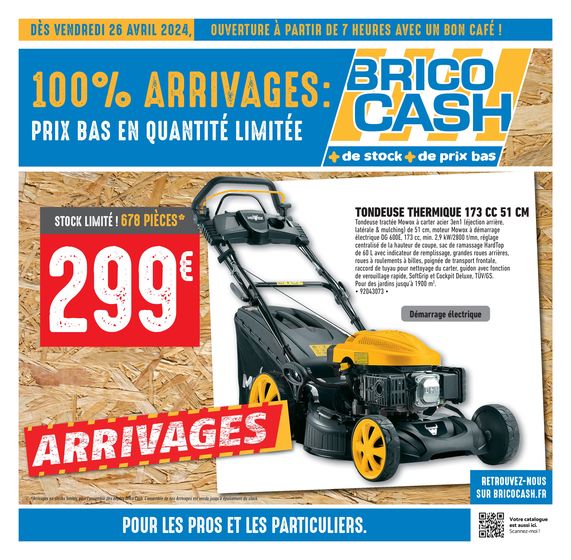 Catalogue Brico Cash à Bobigny | Les arrivages Brico Cash  | 26/04/2024 - 09/05/2024