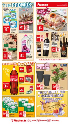 Catalogue Auchan Hypermarché à Lille | Foire à la viande ! Foire à la bière ! | 07/05/2024 - 13/05/2024