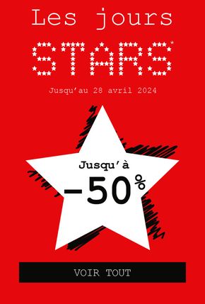 Promos de Mode à Blois | Les jours Stars sur Toscane | 18/04/2024 - 28/04/2024