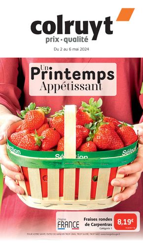 Promos de Supermarchés à Villars (Loire) | Un Printemps Appétissant sur Colruyt | 02/05/2024 - 06/05/2024