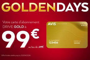 Promos de Auto et Moto à Figeac | Golden days sur Avis | 19/04/2024 - 30/04/2024