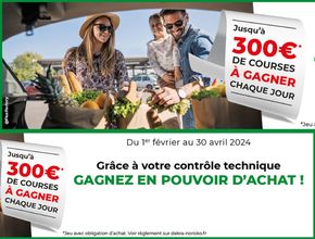 Promos de Auto et Moto à Saint-Aignan-sur-Cher | Jusqu'à 300€ de courses à gagner chaque jour sur Dekra Norisko | 19/04/2024 - 30/04/2024