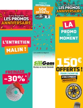 Promos de Auto et Moto à Châtillon-sur-Seine | Les promos Anniversaire sur SiliGom | 19/04/2024 - 30/04/2024