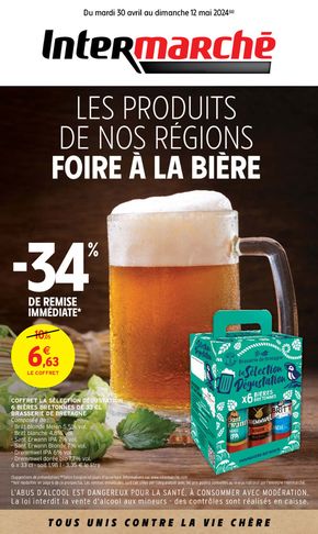 Catalogue Intermarché à Carhaix-Plouguer | LES PRODUITS DE NOS RÉGIONS FOIRE À LA BIÈRE | 30/04/2024 - 12/05/2024