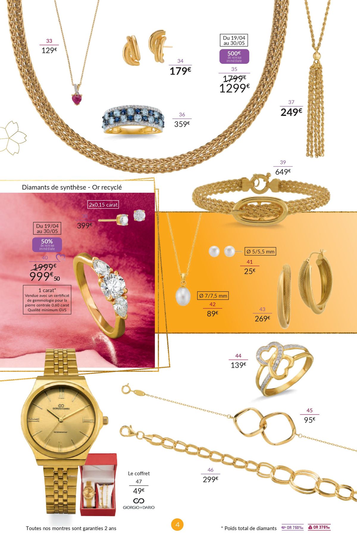 Catalogue La vie en or : Fête des Mères, page 00004
