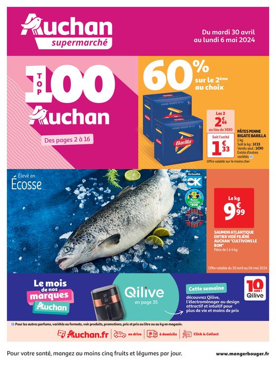 Catalogue Auchan Supermarché à Coignières | Du bonheur en brochette | 30/04/2024 - 06/05/2024