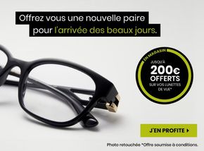 Promos de Santé et Opticiens à Paris | JUSQU'A 200€ OFFERTS SUR VOS LUNETTES DE VUE* sur Grand Optical | 19/04/2024 - 03/05/2024