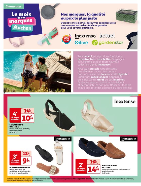 Catalogue Auchan Hypermarché à Cambrai | Découvrez notre collection Summer Inextenso | 07/05/2024 - 21/05/2024