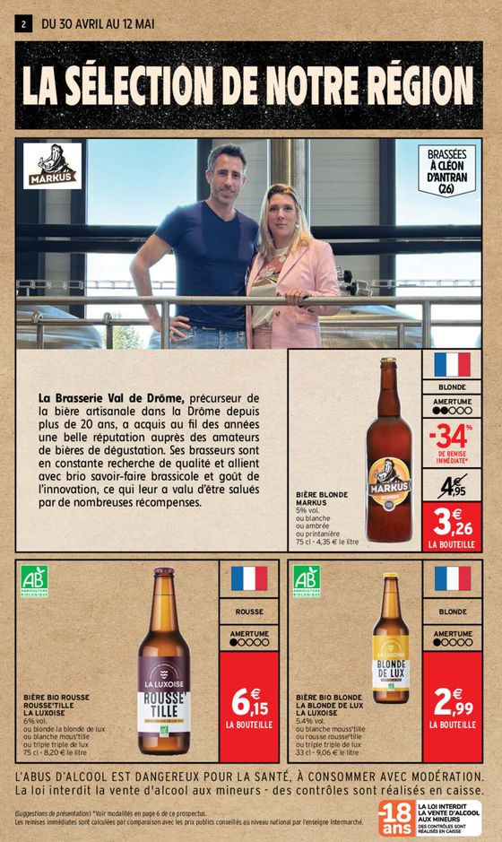 Catalogue Intermarché Express à Cannes | LES BIERES DE NOS RÉGIONS | 30/04/2024 - 12/05/2024
