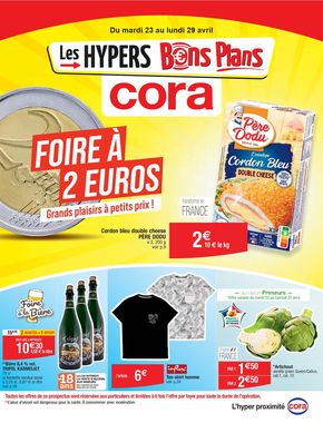 Catalogue Cora à Colmar | Foire à 2 euros | 23/04/2024 - 29/04/2024