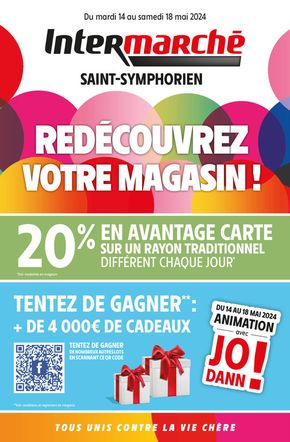 Catalogue Intermarché à Saint-Symphorien | 20% EN AVANTAGE CARTE | 14/05/2024 - 18/05/2024