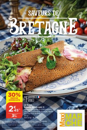 Catalogue Maximarché à Bligny-sur-Ouche | Saveurs de Bretagne | 22/04/2024 - 29/04/2024