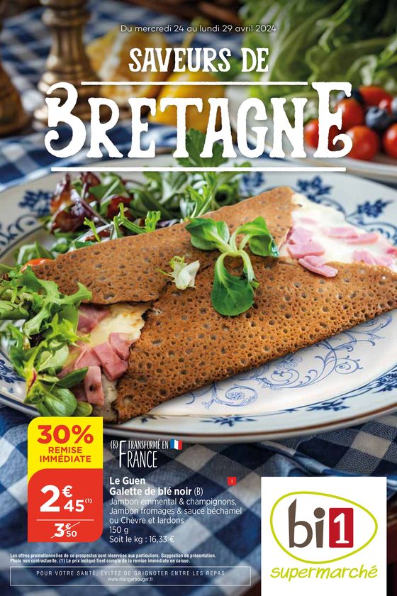 Catalogue Bi1 à Toutry | SAVEURS DE BRETAGNE | 24/04/2024 - 29/04/2024