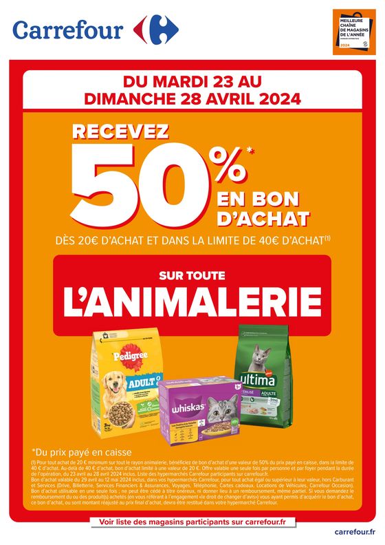 Catalogue Carrefour Contact à Nantes | Offre à ne pas manquer  | 23/04/2024 - 29/04/2024
