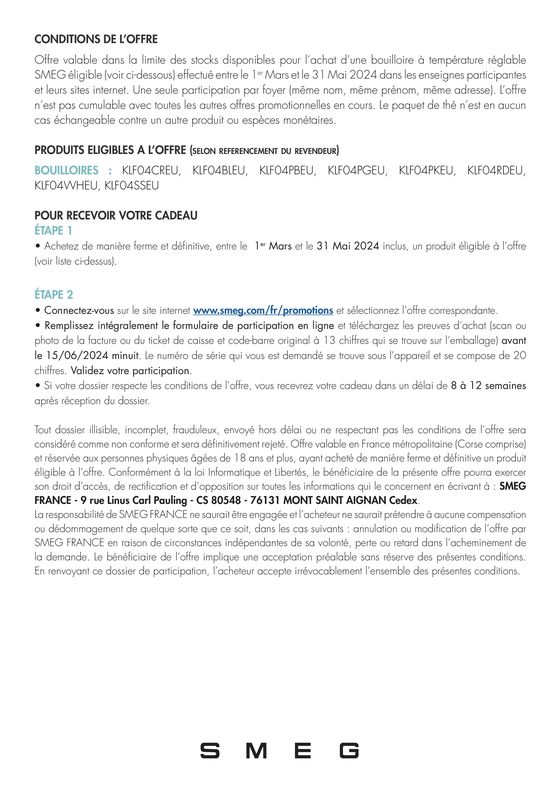 Catalogue Eureka Ma Maison à Lafrançaise | UN PAQUET DE 100g DE THÉ « GRAND CRU »* | 22/04/2024 - 31/05/2024