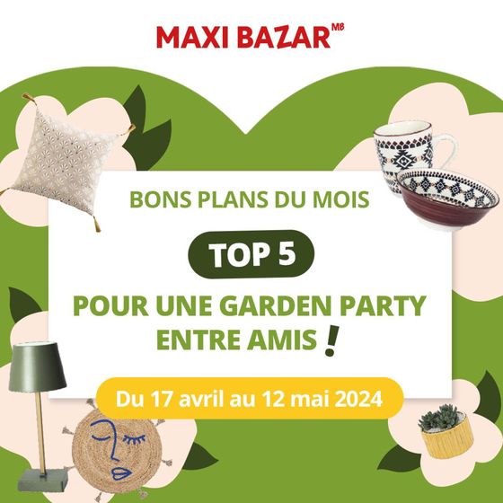 Catalogue Maxi Bazar à Saint-Herblain | Il y a tout ce qu'il faut chez Maxi Bazar ! | 22/04/2024 - 30/04/2024