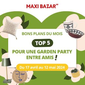 Promos de Meubles et Décoration à Istres | Il y a tout ce qu'il faut chez Maxi Bazar ! sur Maxi Bazar | 22/04/2024 - 30/04/2024