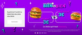 Promos de Restaurants à Issy-les-Moulineaux | Les offres BIEN VS BIEN sur McDonald's | 22/04/2024 - 06/05/2024