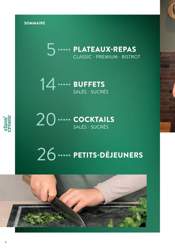 Catalogue Class'croute à Paris | CARTE CLASS'CROUTE | 22/04/2024 - 31/12/2024