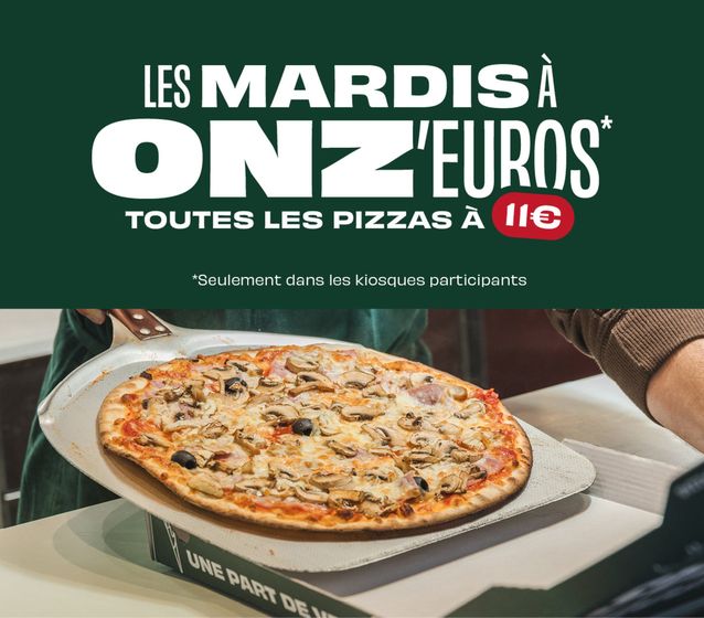 Catalogue Le Kiosque A Pizza à Toulouse | Nouvelle Offres Le Kiosque A Pizza | 22/04/2024 - 06/05/2024