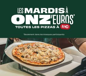 Promos de Restaurants à Lorient | Nouvelle Offres Le Kiosque A Pizza sur Le Kiosque A Pizza | 22/04/2024 - 06/05/2024