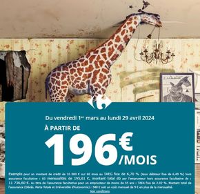Promos de Banques et Assurances à Hirson | Nouvelle Offre Carrefour Banque sur Carrefour Banque | 22/04/2024 - 29/04/2024