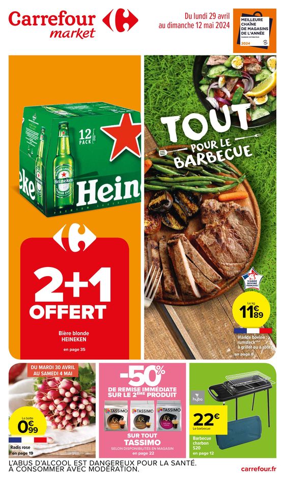Catalogue Carrefour Market à Bouchain | Tout pour le Barbecue | 29/04/2024 - 12/05/2024