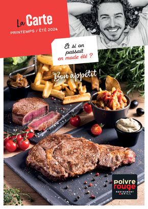 Promos de Restaurants à Marcq-en-Barœul | Bon appétit ! sur Poivre Rouge | 24/04/2024 - 31/08/2024