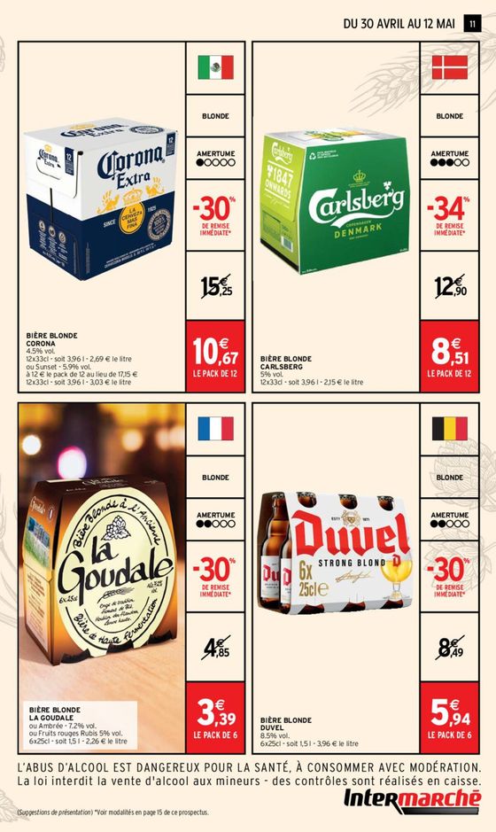 Catalogue Intermarché Express à Paris | SPECIAL BIERES | 30/04/2024 - 12/05/2024