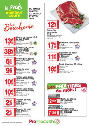 Catalogue Promocash à Pontivy | La boucherie | 23/04/2024 - 27/04/2024