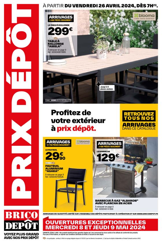Catalogue Brico Dépôt à Martigues | PRIX DÉPÔT | 25/04/2024 - 09/05/2024