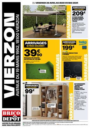 Promos de Bricolage à Vierzon | VIERZON sur Brico Dépôt | 26/04/2024 - 09/05/2024