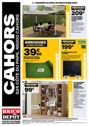 Catalogue Brico Dépôt | CAHORS | 26/04/2024 - 09/05/2024